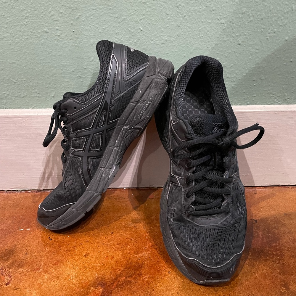 Black ASICS Running Shoes!